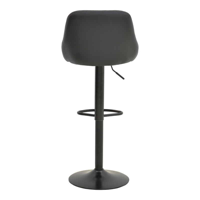 Taburet pliabil bar cu baza, neagra, 47x49x112 cm