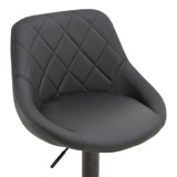 Taburet pliabil bar cu baza, neagra, 47x49x112 cm