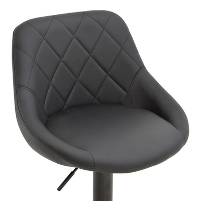 Taburet pliabil bar cu baza, neagra, 47x49x112 cm, foto produs 7