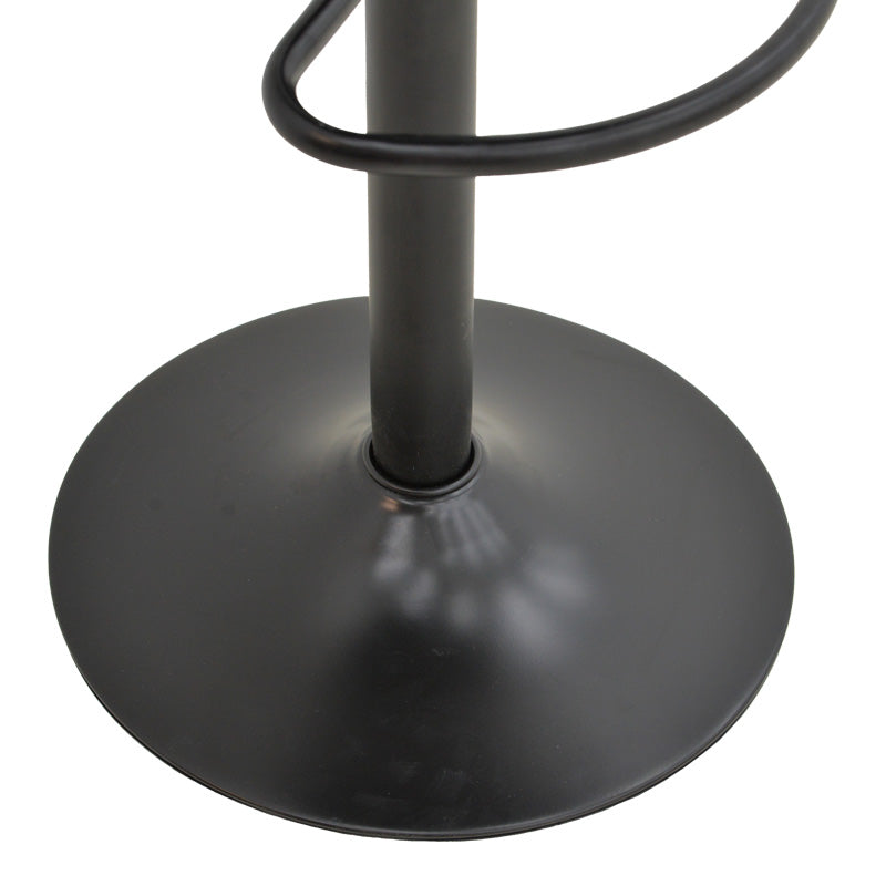 Taburet pliabil bar cu baza, neagra, 47x49x112 cm