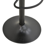 Taburet pliabil bar cu baza, neagra, 47x49x112 cm