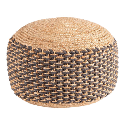 Puf Taburet-pouf Boboa din iuta, Natural D40x30 cm