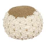 Taburet puf Boha Boho Natural 40x40x30 cm