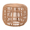 Scaun De Bar Taburet Rajesty Boho Natural 60x60x46 cm