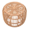 Taburet Rajesty Boho, Natural, 60x60x46 cm, imagine suplimentara