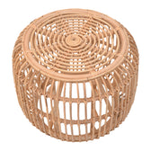 Taburet Rajesty Boho, Natural, 60x60x46 cm, imagine suplimentara
