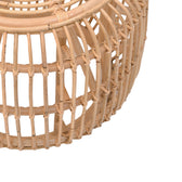 Taburet Rajesty Boho, Natural, 60x60x46 cm, perspectiva suplimentara