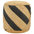 Taburet Relous Boho, Natural, 40x40x40 cm, imagine suplimentara