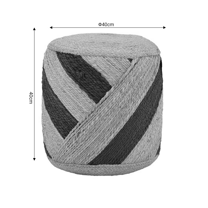 Taburet Relous Boho, Natural, 40x40x40 cm