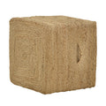 Puf Taburet Tresa Boho Natural 40x40x40 cm