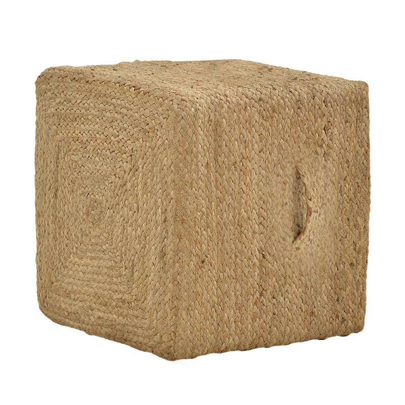 Taburet Tresa Boho, Natural, 40x40x40 cm