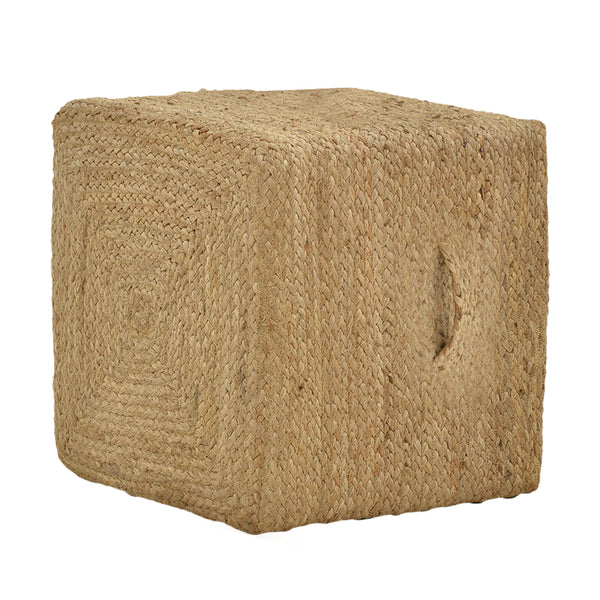 Taburet Tresa Boho, Natural, 40x40x40 cm