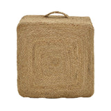 Taburet Tresa Boho, Natural, 40x40x40 cm