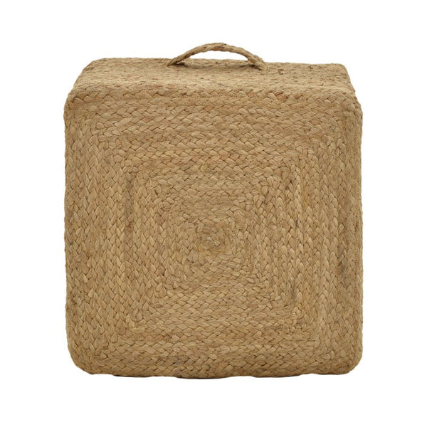 Taburet Tresa Boho, Natural, 40x40x40 cm