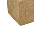 Taburet Tresa Boho, Natural, 40x40x40 cm, perspectiva suplimentara