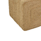 Taburet Tresa Boho, Natural, 40x40x40 cm