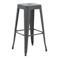 Scaun De Bar Taburet Utopia metalic, antracit 42x42x76 cm