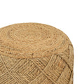 Taburet Vladir Natural 100% iuta, 40x40x40 cm, imagine suplimentara