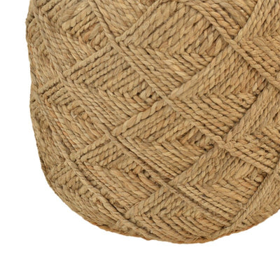 Taburet Vladir Natural 100% iuta, 40x40x40 cm, detaliu produs