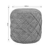 Taburet Vladir Natural 100% iuta, 40x40x40 cm, perspectiva suplimentara