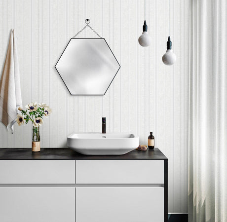 Tapet Milan 1208, Alb, 1.06 m x 10 m