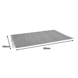 Teppe jute covor, Natural, 300x200 cm