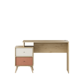 Birou Adore Tiffany, cu 2 sertare, Multicolor, 129x75x55 cm, foto produs 10