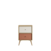 Noptiera Adore Tiffany, 2 sertare, Multicolor, 44x61x44 cm, perspectiva suplimentara