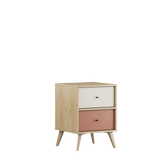 Noptiera Adore Tiffany, 2 sertare, Multicolor, 44x61x44 cm, foto produs 12