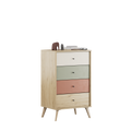 Comoda Adore Tiffany, 4 sertare, Multicolor, 60x99x44 cm, foto produs 6