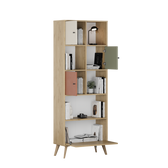 Biblioteca Adore Tiffany, 4 usi si 4 rafturi, Multicolor, 67x181x30 cm, foto produs 10