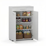 Dulap Multifuncțional pentru Hol, Baie sau Bucătărie, 2 Uși, 1 Sertar, 73 x 108 x 35 cm - Alb