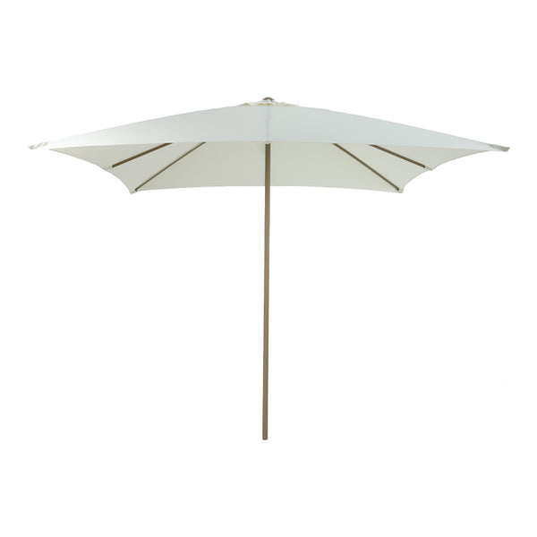 Umbrelă de exterior Solis, Sandy White Pole-Sand-Cream Fabric, 195x195x235 cm