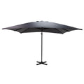 Umbrela de gradina suspendata cu rotatie de 360 de grade Raffaella aluminiu, antracit, 3x3 m, imagine suplimentara