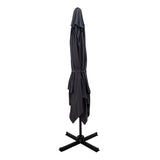 Umbrela de gradina suspendata cu rotatie de 360 de grade Raffaella aluminiu, antracit, 3x3 m