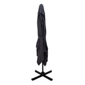 Umbrela de gradina suspendata cu rotatie de 360 de grade Raffaella aluminiu, antracit, 3x3 m, detaliu produs