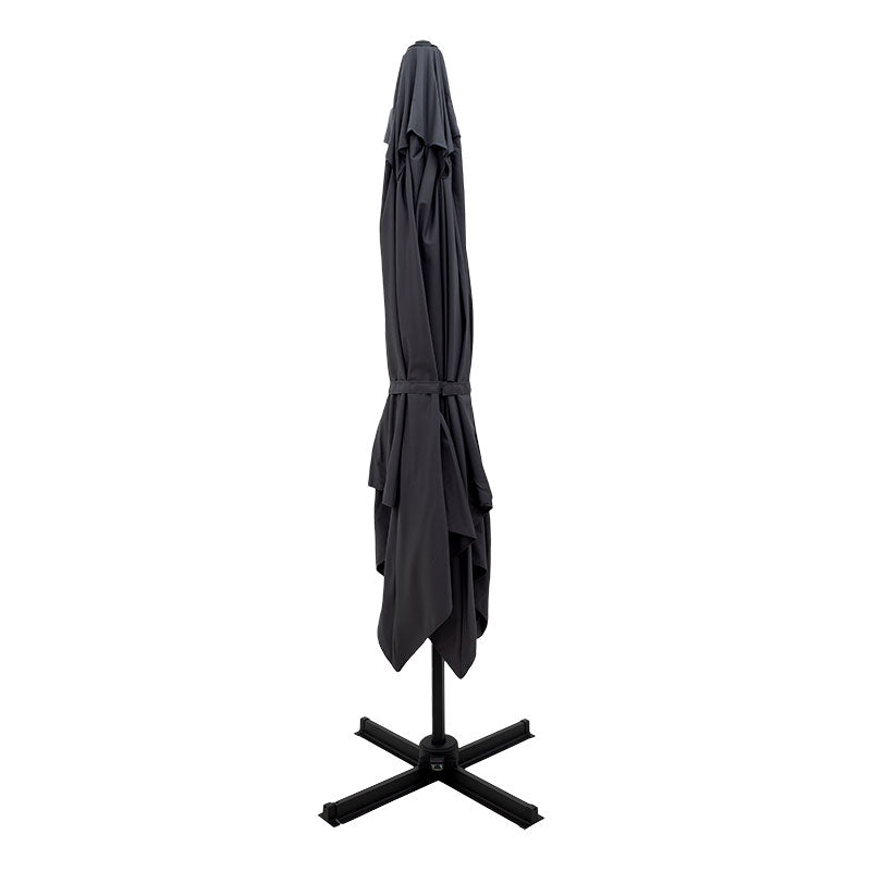 Umbrela de gradina suspendata cu rotatie de 360 de grade Raffaella aluminiu, antracit, 3x3 m, detaliu produs