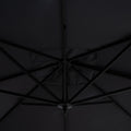 Umbrela de gradina suspendata cu rotatie de 360 de grade Raffaella aluminiu, antracit, 3x3 m, foto produs 6