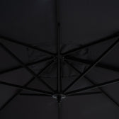 Umbrela de gradina suspendata cu rotatie de 360 de grade Raffaella aluminiu, antracit, 3x3 m, foto produs 6