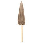 Umbrela profesionala Renny bej macrame - lemn de fag Ö2.5me, 250x250x255 cm, detaliu produs