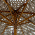 Umbrela profesionala Renny bej macrame - lemn de fag Ö2.5me, 250x250x255 cm, perspectiva suplimentara