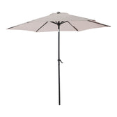 Umbrela Umbrella Frow tesatura antracit aluminiu-bej-Gri D3m