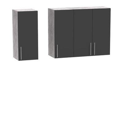 Unitate de bucatarie Festa II, Gri inchis si Sonoma, 120x60x85 cm, detaliu produs