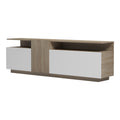 Unitate TV cu functie de stocare Vendora, Lemn, Alb, 150x29x46 cm, detaliu produs