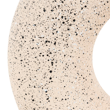 Vaza ceramica Circkly, Alb-Negru, 27x9x30 cm
