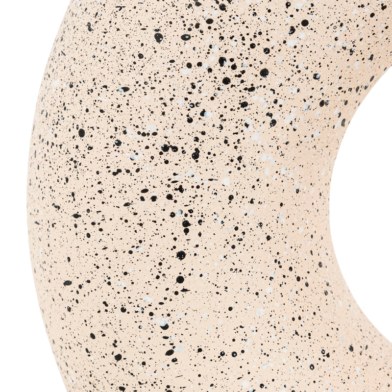 Vaza ceramica Circkly, Alb-Negru, 27x9x30 cm, imagine suplimentara