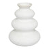 Vaza ceramica Delfar, Alb, 18x18x20 cm