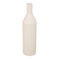 Vaza ceramica Drego, Bej, 8x8x30 cm