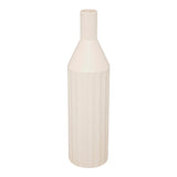 Vaza ceramica Drego, Bej, 8x8x30 cm