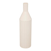 Vaza ceramica Drego, Bej, 8x8x30 cm